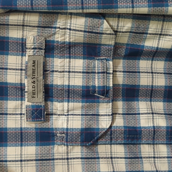 Field & Stream Performance Shirt Men's Long Sleeve Button Down Plaid Size 2XL - Picture 4 of 9